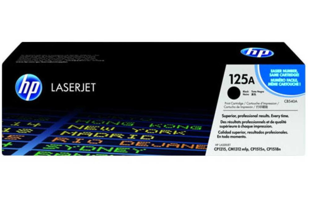 Toner HP CEB540A /125A BLACK original selado