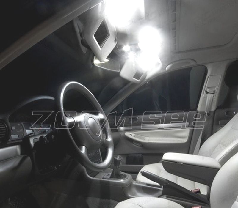 KIT 18 LAMPADAS LED INTERIOR AUDI A4 S4 B5 AVANT WAGON 96-01