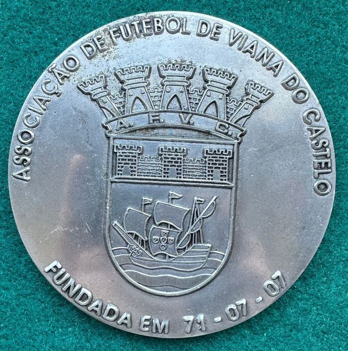 Medalha comemorativa em estanho