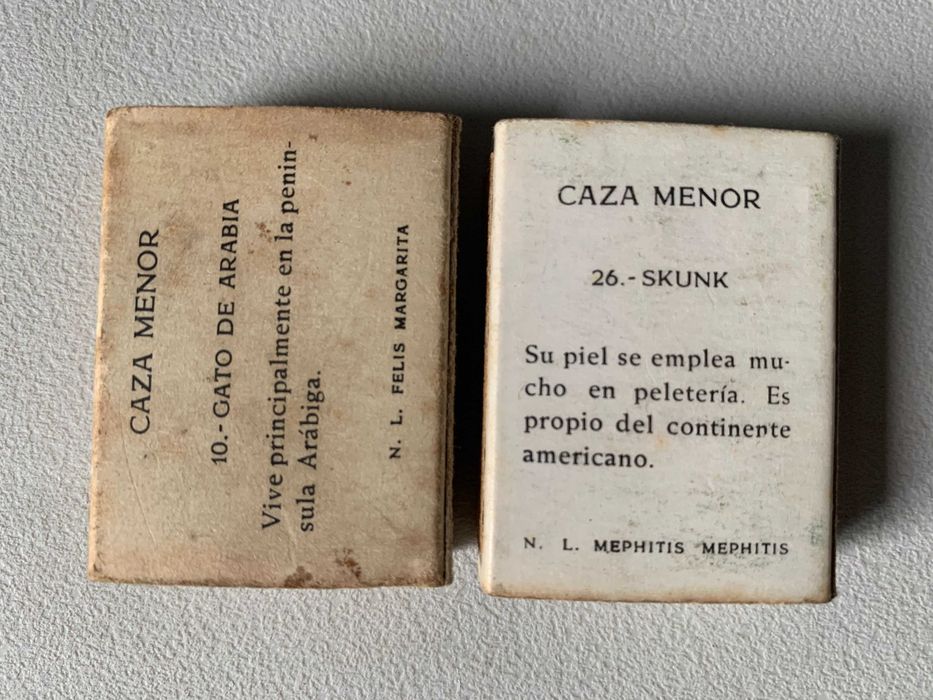2 Caixas de Fósforos Antigas - Animais