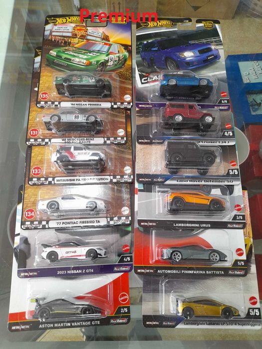 Miniaturas Hotwheels premium e silver series 5€ até 12,50€