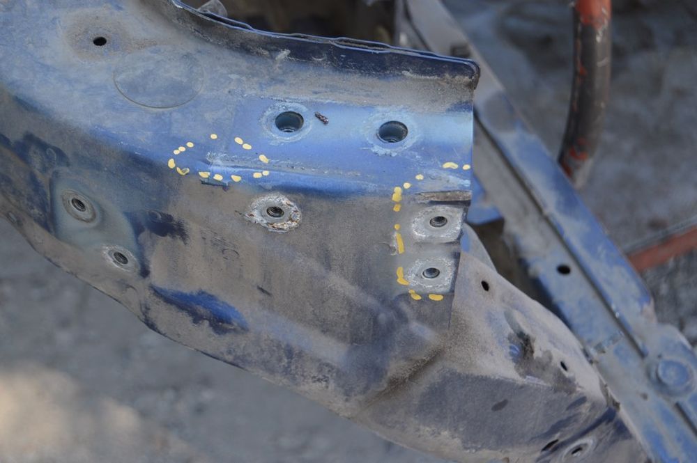 Четверть передняя правая BMW X3 G01 18-21 (02) цвет phytonic-blau metallic 41007481010 Авторозбірка AvtoHype