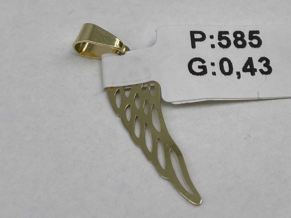 Złota zawieszka p.585 / 0,43g