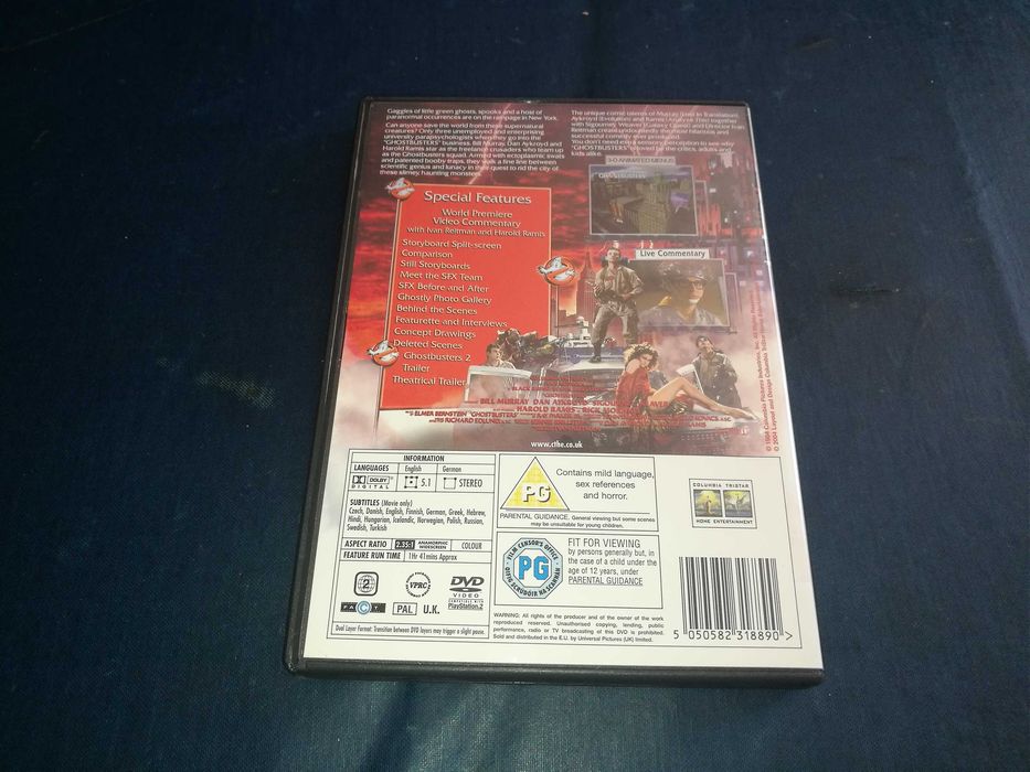 GHOSTBUSTERS	DVD (legendagem em Inglês)