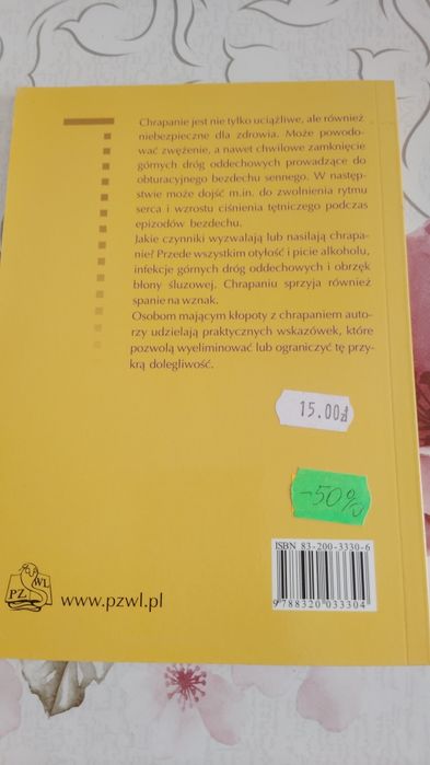 Chrapanie ,lekarz radzi