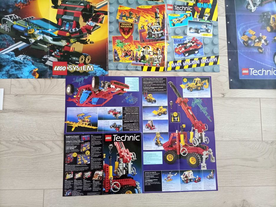 Lego Duże Plakaty castle town space technik aquazone