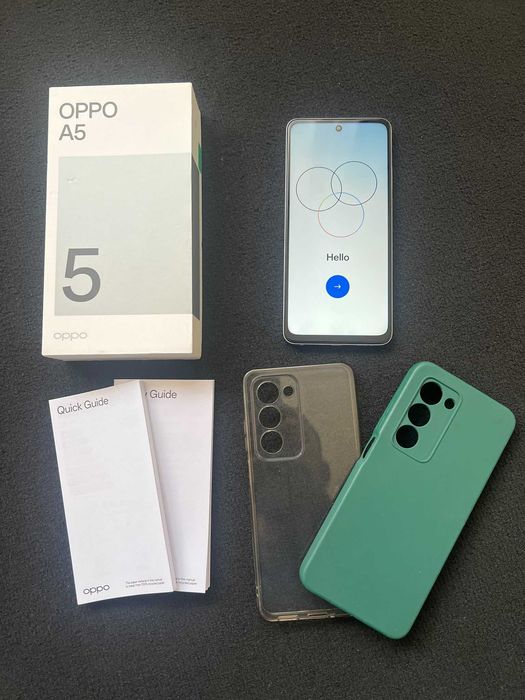 Oppo A5 128GB 6GB RAM com caixa e duas capas