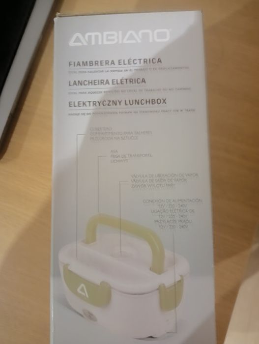 Nowy elektryczny lunch box, podgrzewa w pracy lub w trasie