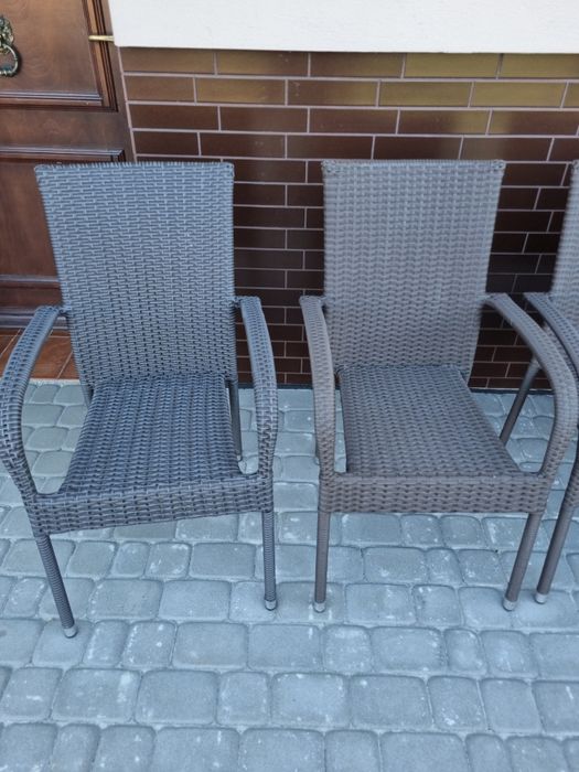Krzesła ogrodowe 5 sztuk