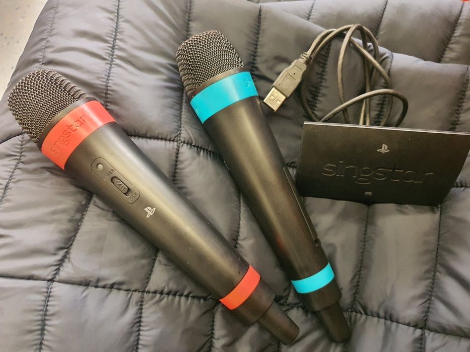 Microfones ps3 sem fios singstar