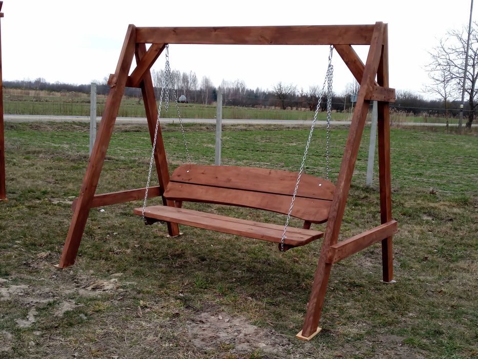Huśtawka ogrodowa, solidna konstrukcja