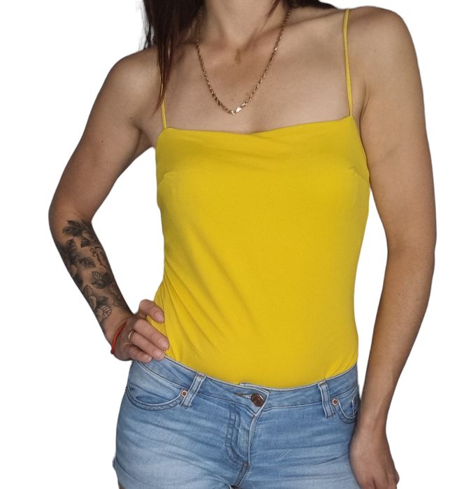 Żółte body H&M  Rozmiar M/L 38/40   #handm