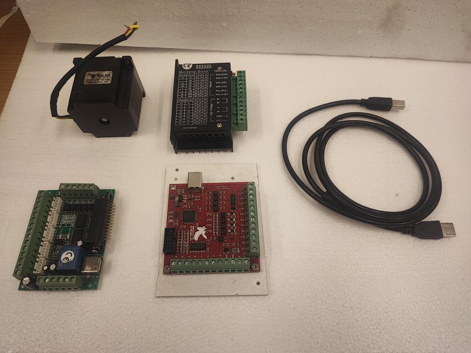 Sterownik CNC USB LPT + driver silnika krokowego , silnik krokowy