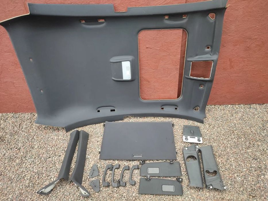 bmw e81 oryginalna kompletna podsufitka m-pakiet pod szyberdach / czar