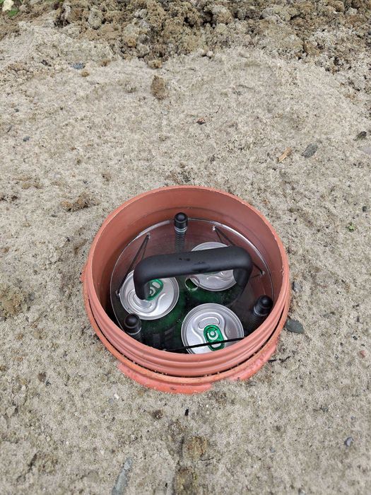 Mini barek ogrodowy | Lodówka podziemna | Cooler na piwo | Bez prądu