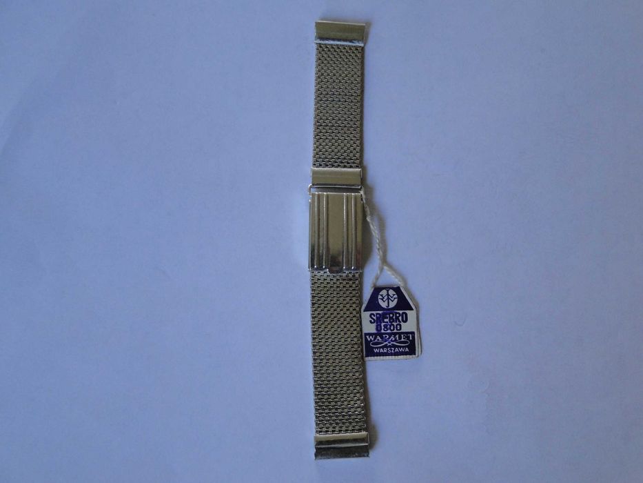 Bransoletka do zegarka srebrna Warmet