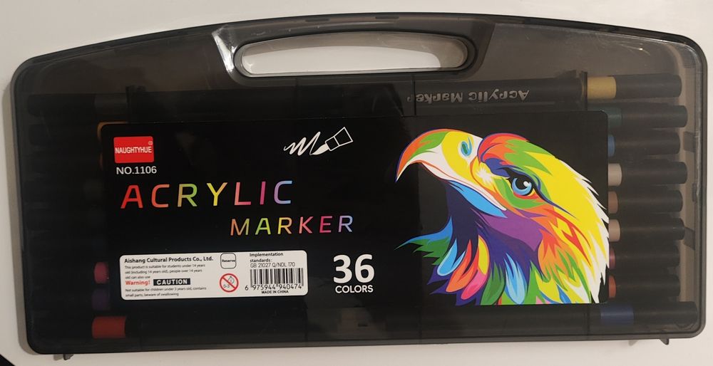 Акрилові маркери для творчості 36 кольорів 1106 Acrylic marker
