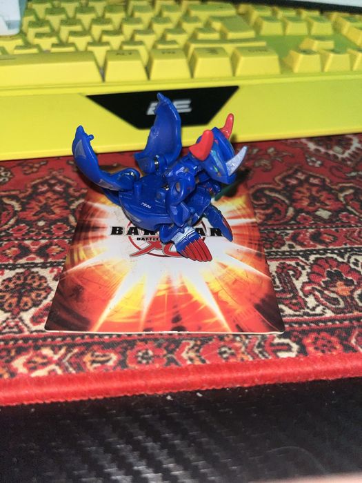 Bakugan Helix Dragonoid Aquos Blue Series Unique Rare