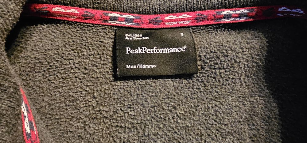 Peak Performance bluza męska rozmiar S rozpinana wymiary na zdjęciach