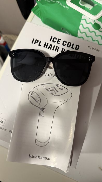 Фото-епілятор ice gold ipl hair removal