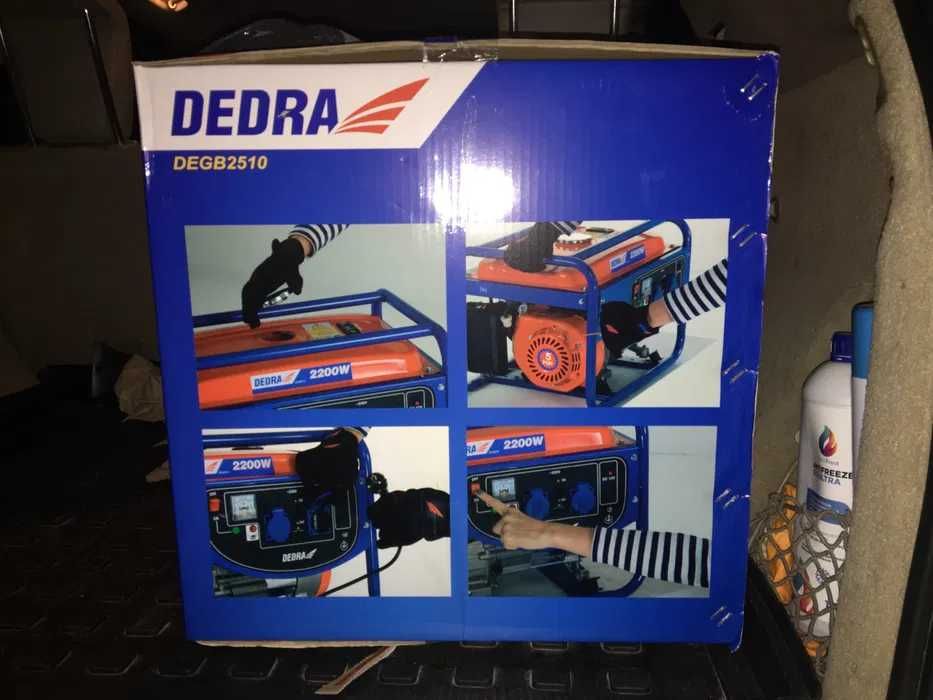 Генератор бензиновий Dedra DEGB2510 2200 Вт однофазний