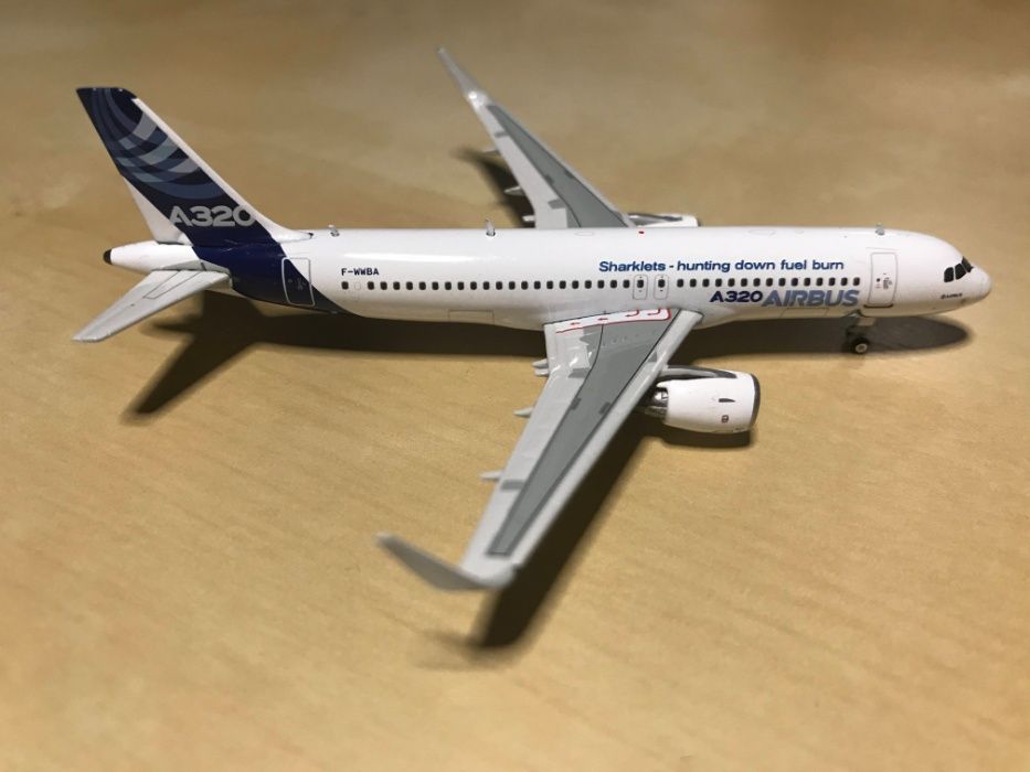 modelo Airbus A320 Sharklets escala 1/400