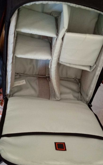 2 objetivas Canon 50 stm e 18-135 nano, filtros e mochila