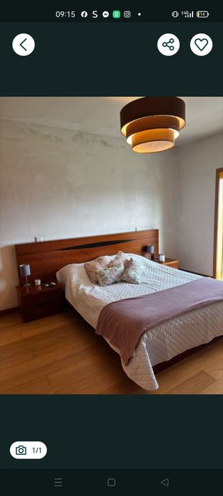 Cama madeira conservada