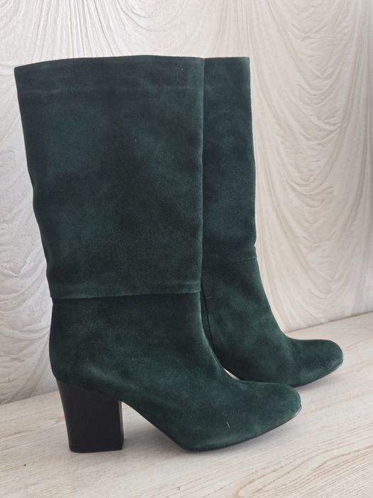 Замшеві  натуральні чобітки