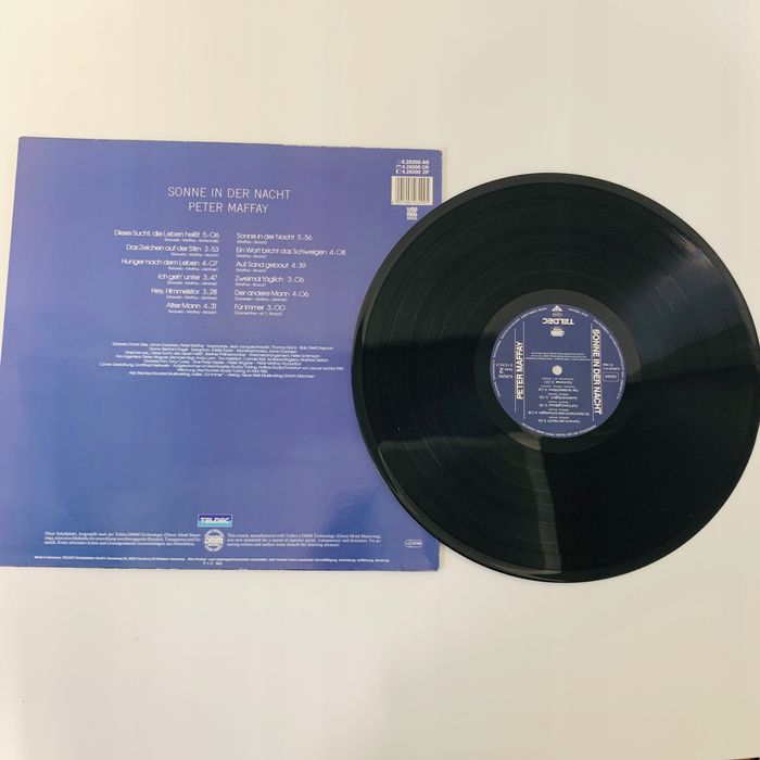 Sonne In Der Nacht (Lp) [Ex] Peter Maffay Winyl
