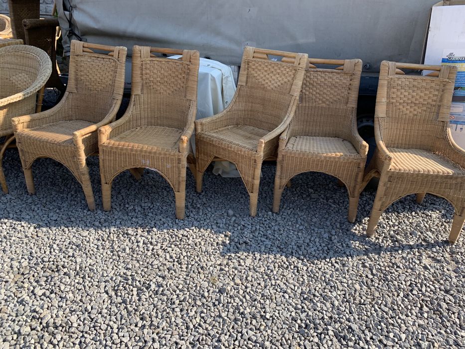 wygodne fotele rattanowe