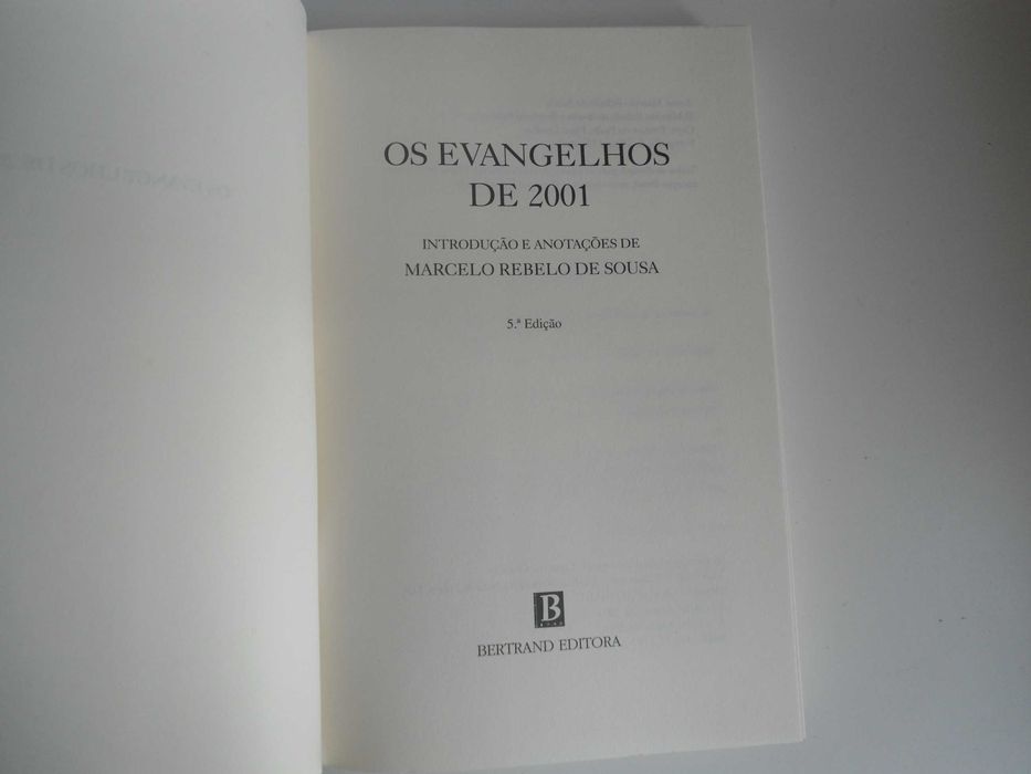Os Evangelhos de 2001 por Marcelo Rebelo de Sousa