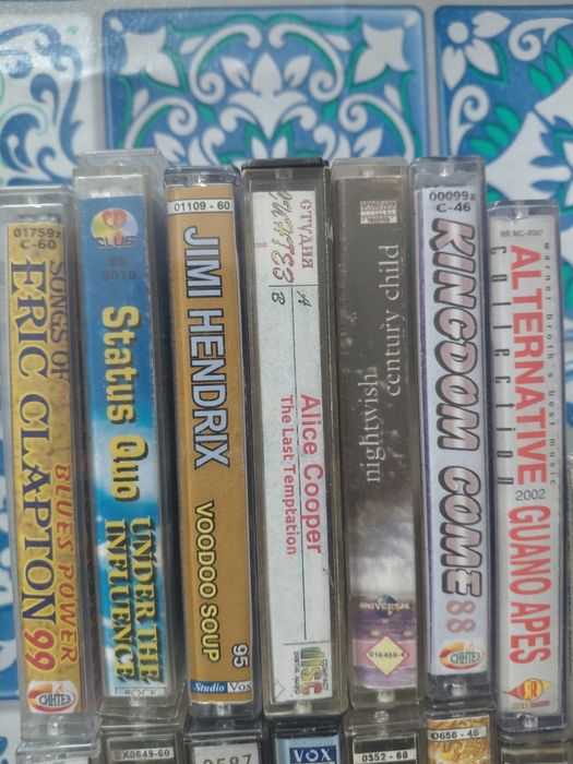 Аудіо касети с записами Stevie Ray