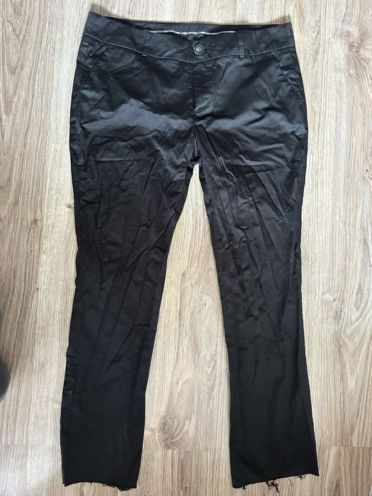 Spodnie eleganckie materialowe klasyczne dzwony
