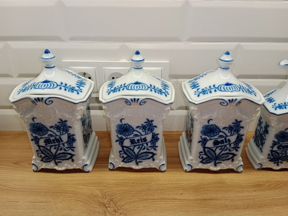 Komplet holenderskich pojemników kuchennych