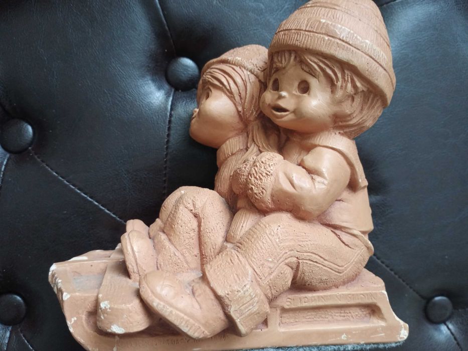 figurka vintage gliniana