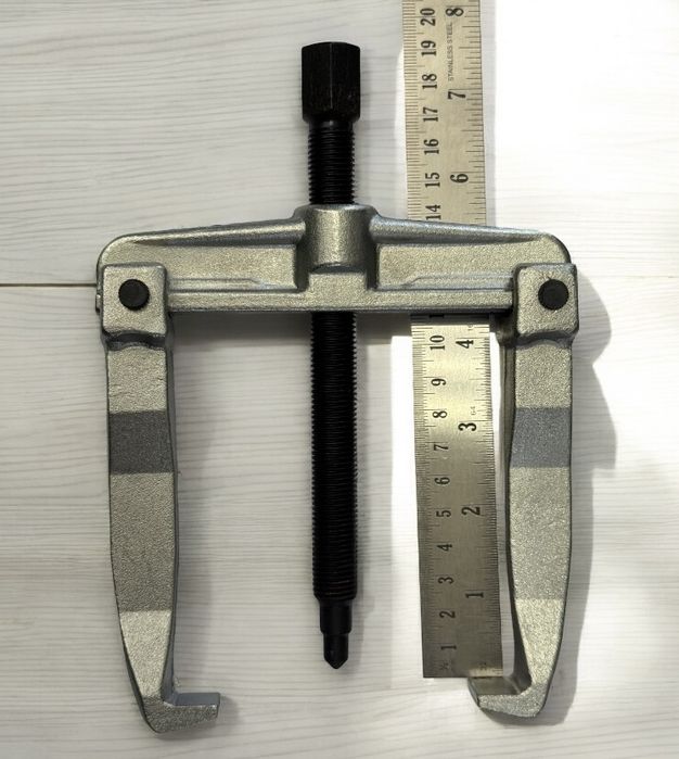 Съёмник усиленный двух лапый рельсовый Pro Kraft taiwan 100x100mm