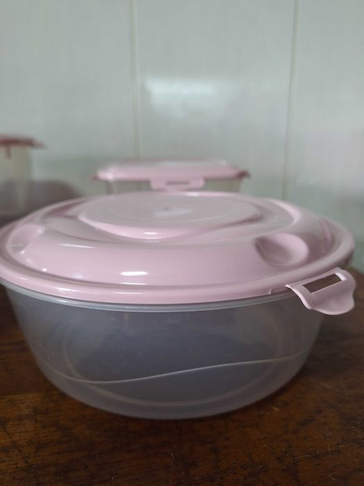 5 caixas novas para guardar alimentos