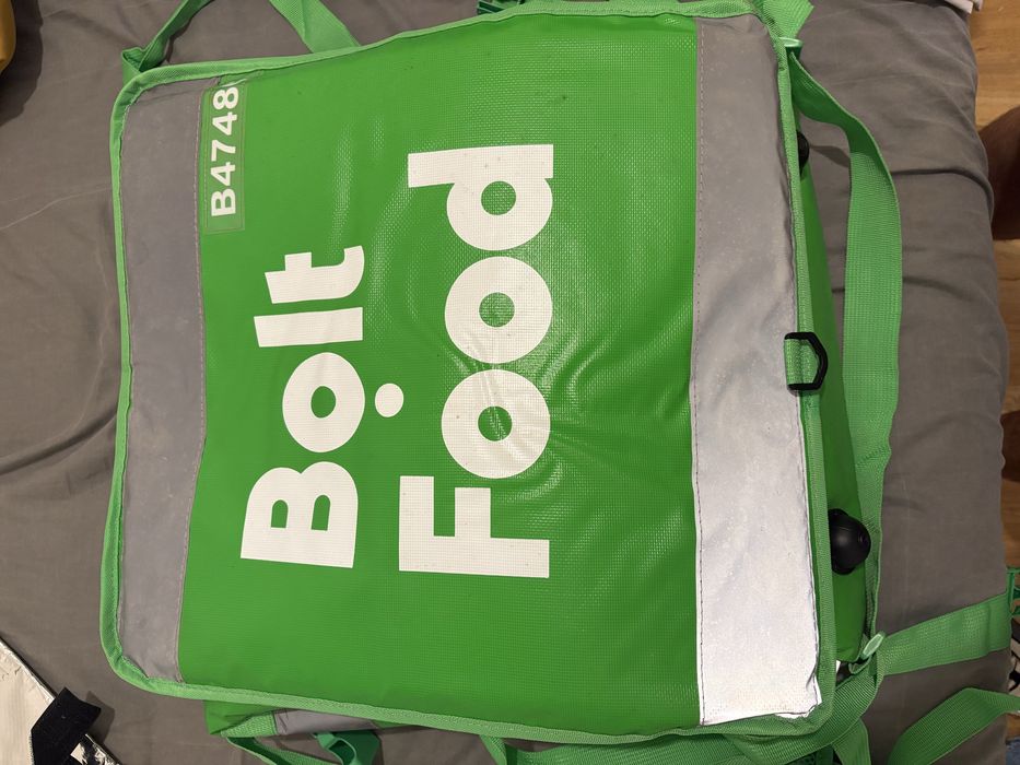 Bolsa estafeta Bolt, Uber, Glovo
