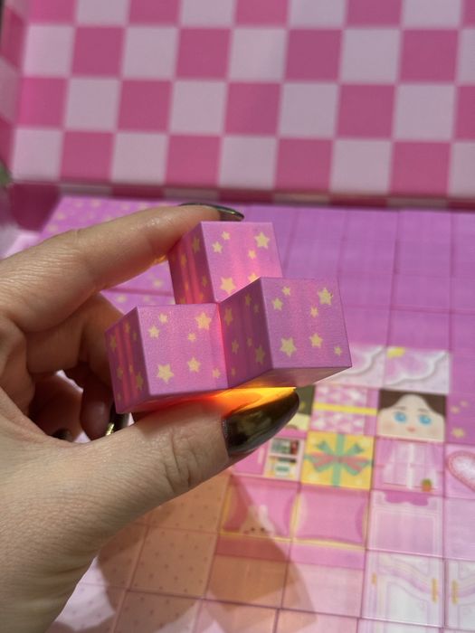 Світловідбиваючий магнітний сенсорний конструктор Замок принцеси 100шт