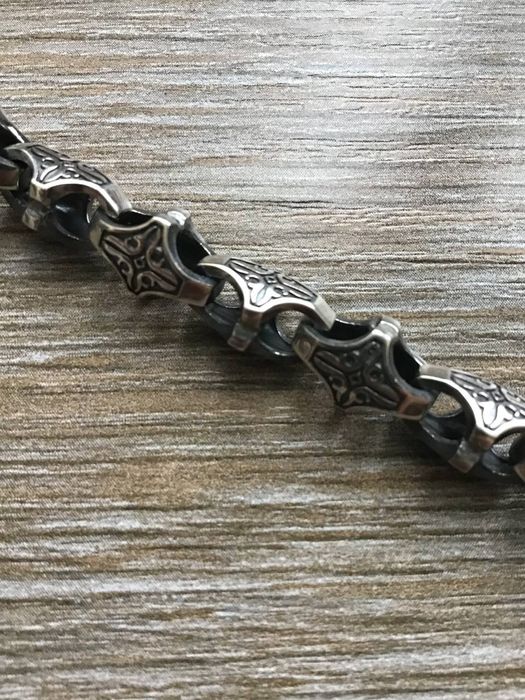 Срібний браслет Baraka 27г чоловічий мужской серебряный браслет 925