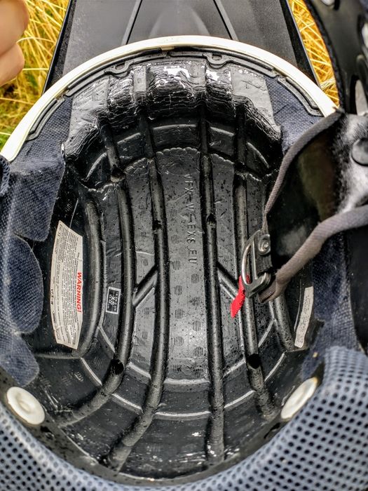 Kask Shoei WFX-W motocross enduro,używany przez żużlowca