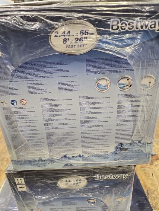 Piscinas best way com filtro 244x65 novas em caixa para entregas