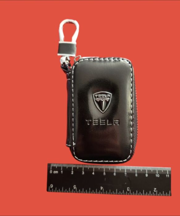 Tesla - carteira, porta chaves. Novo