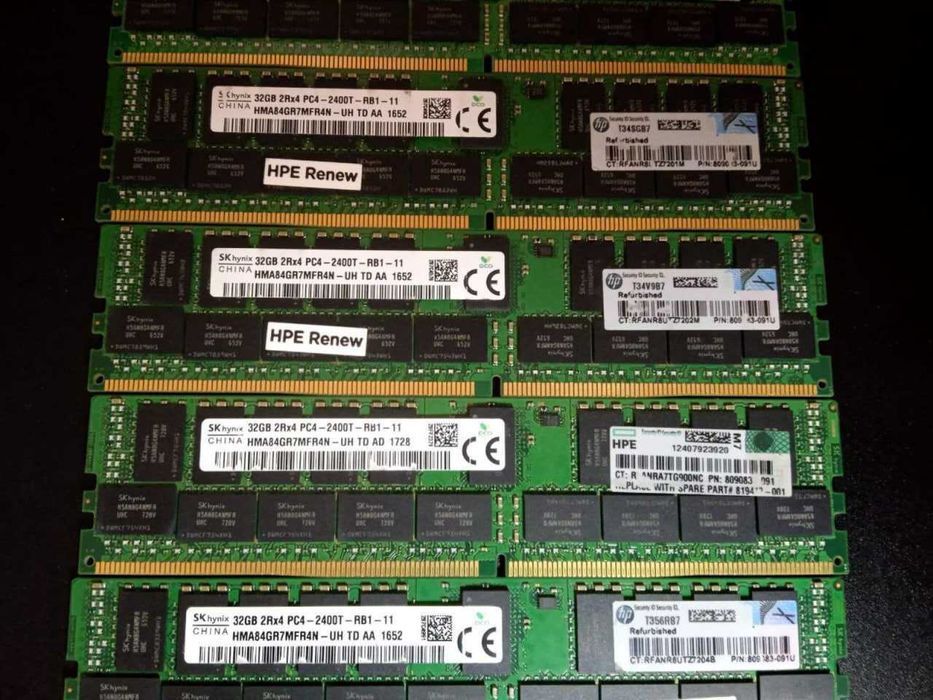 Серверна память DDR4 REG ECC 2400mhz 32gb USA