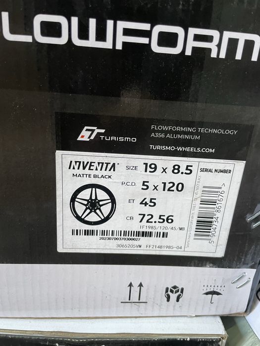 Felgi Turismo Inventa 19 x 8,5j 5x120 ET 45 NOWE BMW