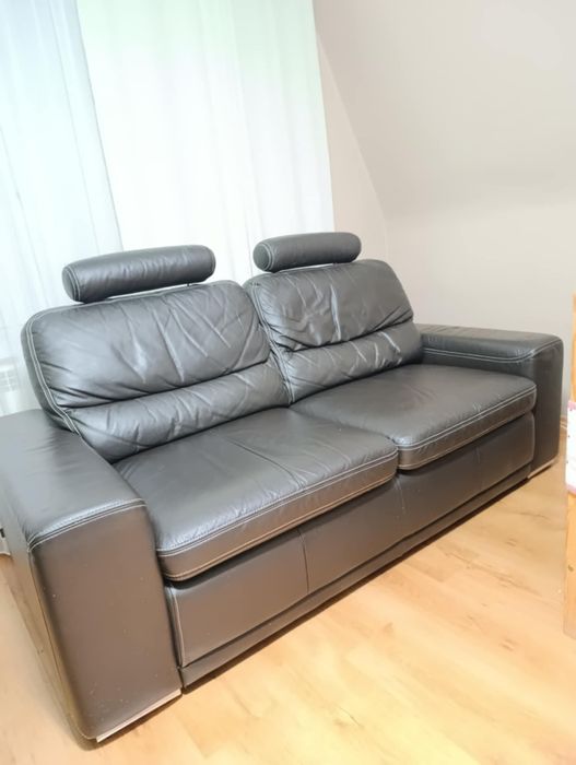 Skórzana brązowa kanapa Gala