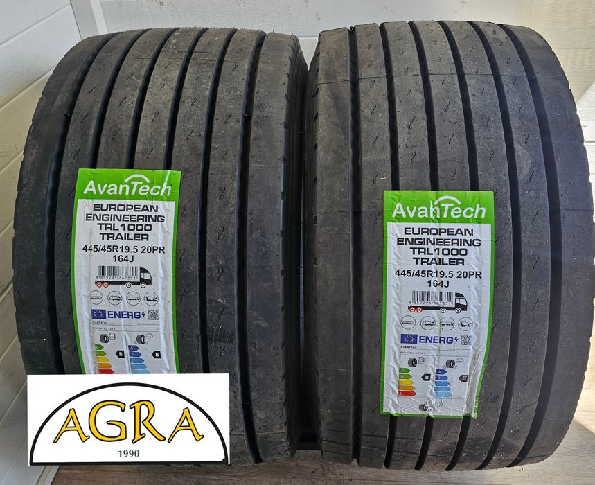 445/45R19.5 (970netto) AVANTECH opona nowa naczepa mega mocna