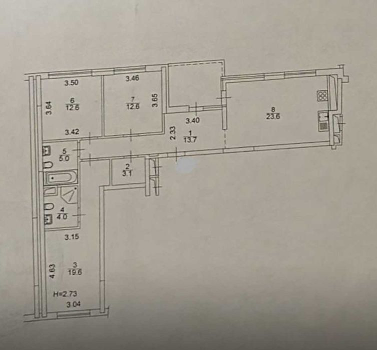 3-кімнатна квартира за адресою вул. Осокорська (площа 96,5 м²) - Atlanta.ua - фото 18
