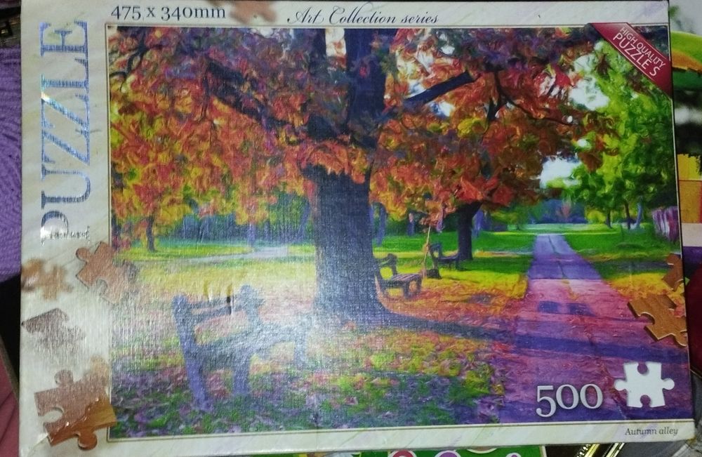 Пазли 500шт. малюнок осінь.